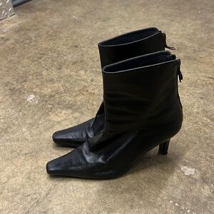 Stuart Weitzman Black Heeled Boots